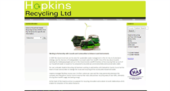 Desktop Screenshot of hopkinsrecycling.co.uk