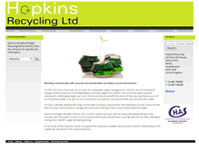Tablet Screenshot of hopkinsrecycling.co.uk